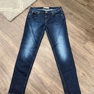 Maurices Dark Blue Skinny Jeans